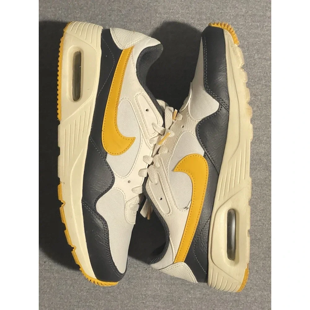 Nike Air Max SC White Black Yellow Running Shoes Men's Size 9 Sneakers